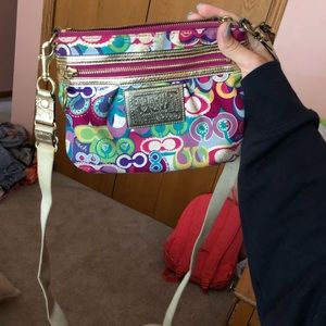 Old vintage coach bag